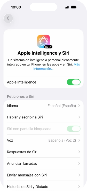 Pulsa el indicador junto a 