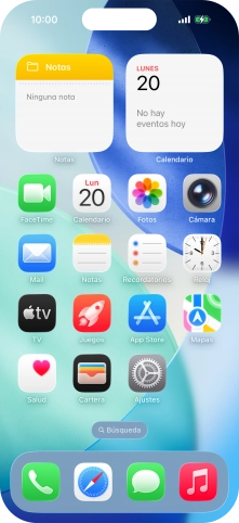 Cuando el icono de carga de batería aparece en la pantalla, el teléfono se está cargando.