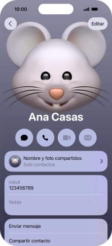 Desliza el dedo hacia arriba desde la parte inferior de la pantalla para terminar y volver a la pantalla de inicio.