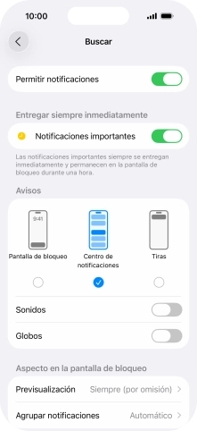Pulsa el indicador junto a 
