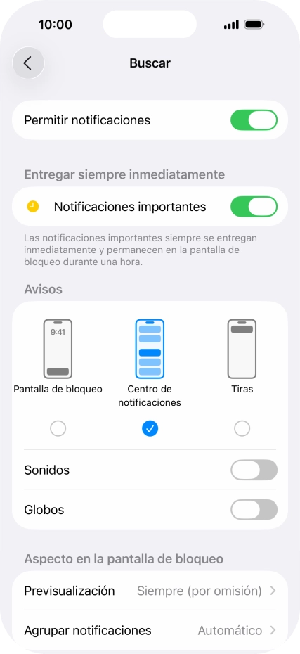 Pulsa el indicador junto a 