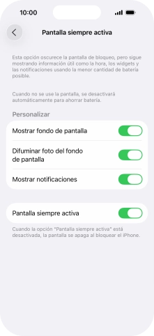 Pulsa el indicador junto a 