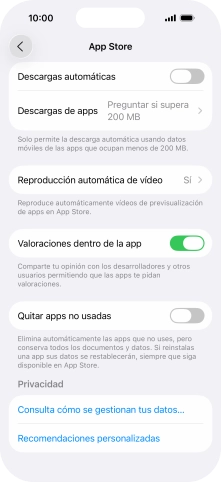 Pulsa el indicador junto a 