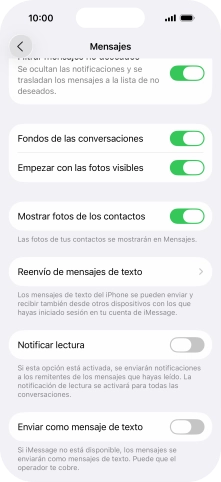 Pulsa el indicador junto a 