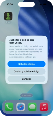 Pulsa Solicitar código.
