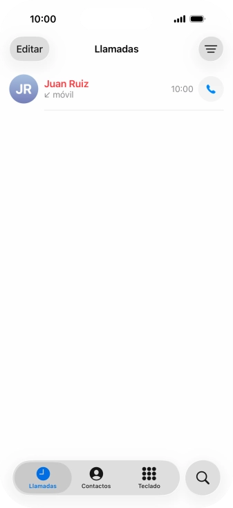 Desliza el dedo hacia arriba desde la parte inferior de la pantalla para terminar y volver a la pantalla de inicio.