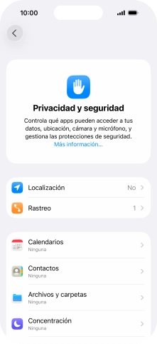 Pulsa Localización.