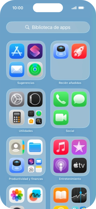 Pulsa la app deseada.