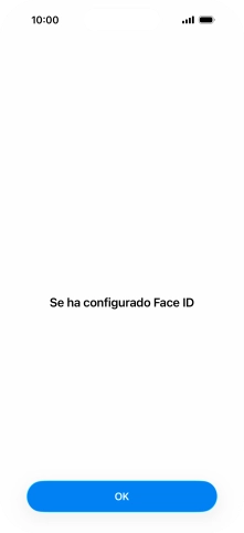 Pulsa OK. Si no has añadido anteriormente un código de seguridad, tendrás que introducir un código de libre elección dos veces consecutivas.