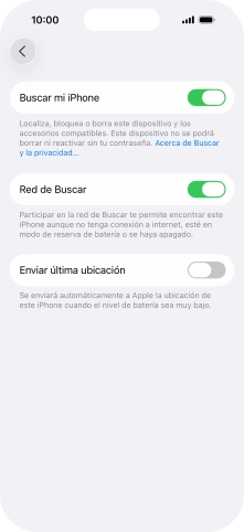 Pulsa el indicador junto a 
