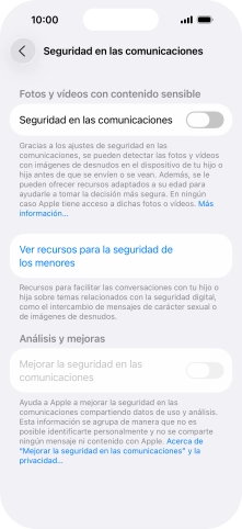 Pulsa el indicador junto a 