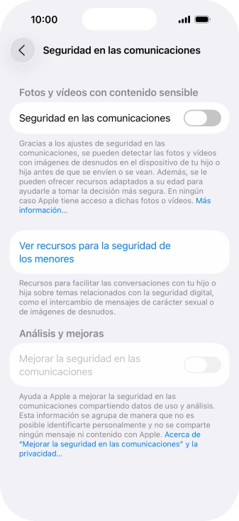 Pulsa el indicador junto a 