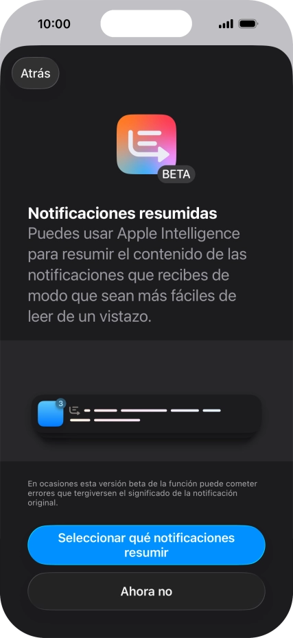 Si activas la función, sigue las indicaciones de la pantalla para seleccionar más ajustes.