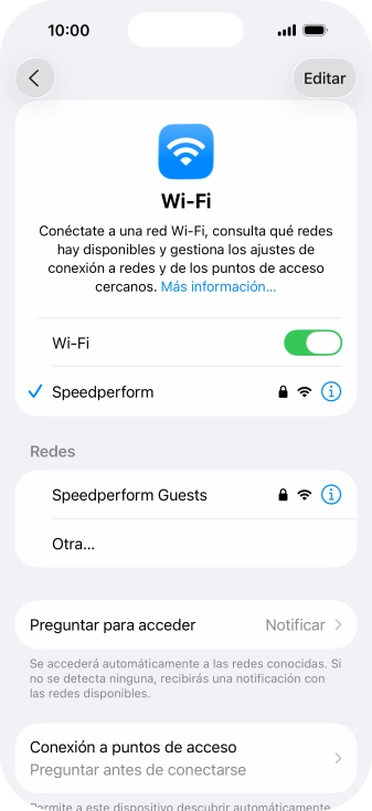 Desliza el dedo hacia arriba desde la parte inferior de la pantalla para terminar y volver a la pantalla de inicio.