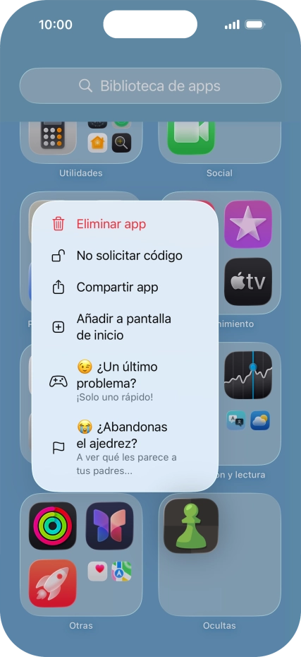 Pulsa No solicitar código.