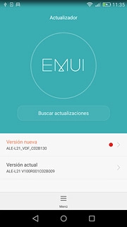 Pulsa Buscar actualizaciones.Si hay una versión de software nueva disponible, aparecerá en la pantalla.Sigue las indicaciones de la pantalla para actualizar el software del teléfono.
