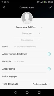 Pulsa la lista desplegable sobre 