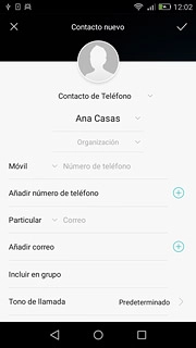 Pulsa Número de teléfono e introduce el número de teléfono deseado.