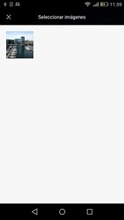 Desplázate a la carpeta deseada.Pulsa una imagen.