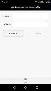 Pulsa en el campo junto a 