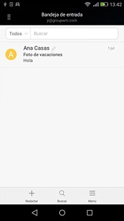 Pulsa el icono de inicio para terminar y regresar a la pantalla de inicio.