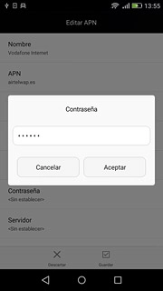 Introduce wap125 y pulsa Aceptar.