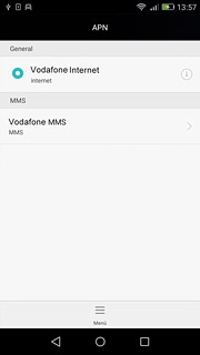 Pulsa en el campo junto a la conexión de datos para marcarlo.