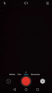 Pulsa el icono de grabación para iniciar la grabación de vídeo.