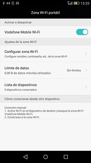 Pulsa el icono de inicio para terminar y regresar a la pantalla de inicio.