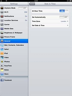 Press Set Date & Time.