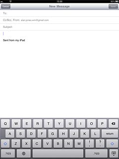 To key in numbers or symbols:Press .?123.