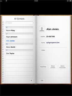 Press + at the bottom of the display.