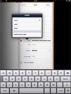 If you select Add Custom Label: