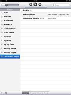 Press + at the bottom left corner of the display.