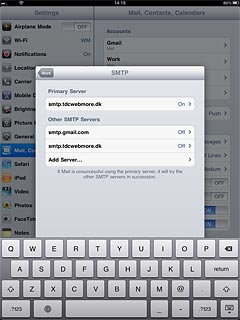 Press the field below Primary Server.