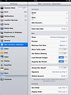 Press Add Account....