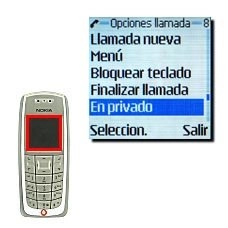 Vaya a En privado y pulse Seleccion..