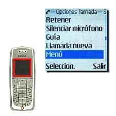 Vaya a Menú y pulse Seleccion..Utilice el menú como lo hace habitualmente.