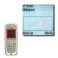 La pantalla muestra Número:.