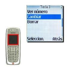 Vaya a Cambiar y pulse Seleccion..