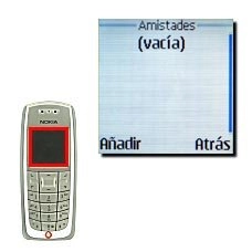 La pantalla muestra ahora los miembros existentes del grupo o (vacía) si no hay miembros.