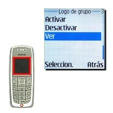 Si desea ver el logotipo:Vaya a Ver y pulse Seleccion..