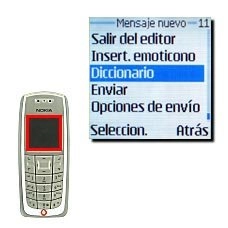 Vaya a Diccionario y pulse Seleccion..