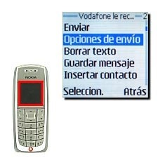 Vaya a Opciones de envío y pulse Seleccion..