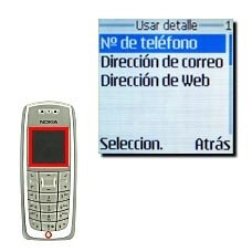 Elija Nº de teléfono y pulse Seleccion..