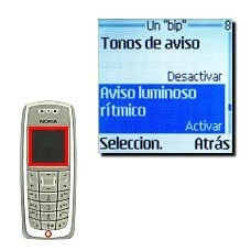 Aviso luminoso rítmico, véase 3h.