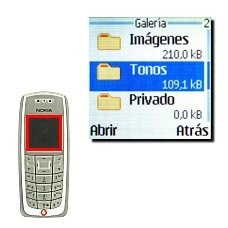 Elija Tonos y pulse Abrir.