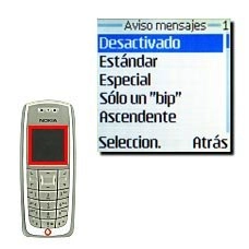 Elija uno de las siguientes avisos:Desactivado