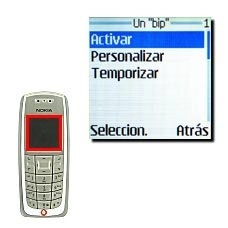 Elija Activar y pulse Seleccion..La activación se confirma en la pantalla.