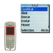 Elija Clasificar y pulse Seleccion..